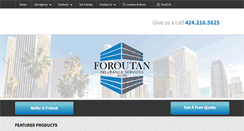 Desktop Screenshot of foroutanins.com